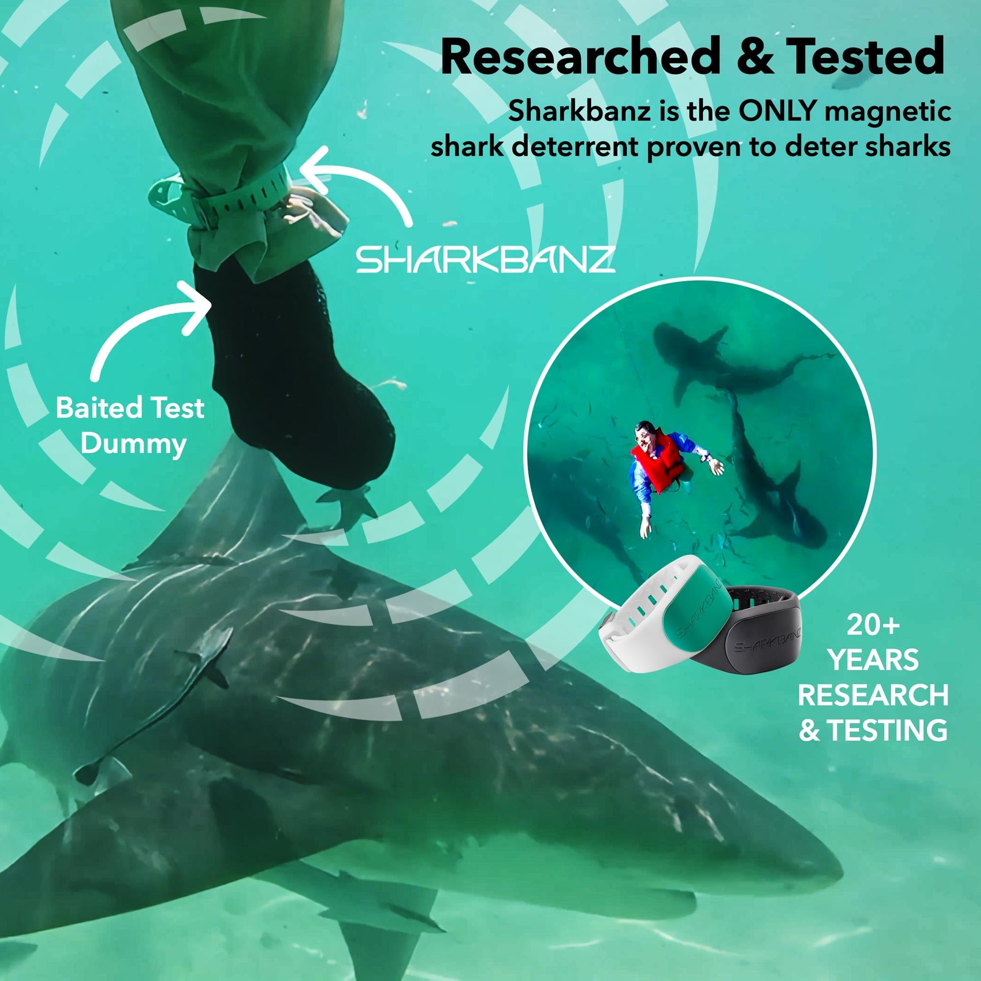 Amazon | サメ避けバンド サメ対策 SHARKBANZ2 シャークバンズ2